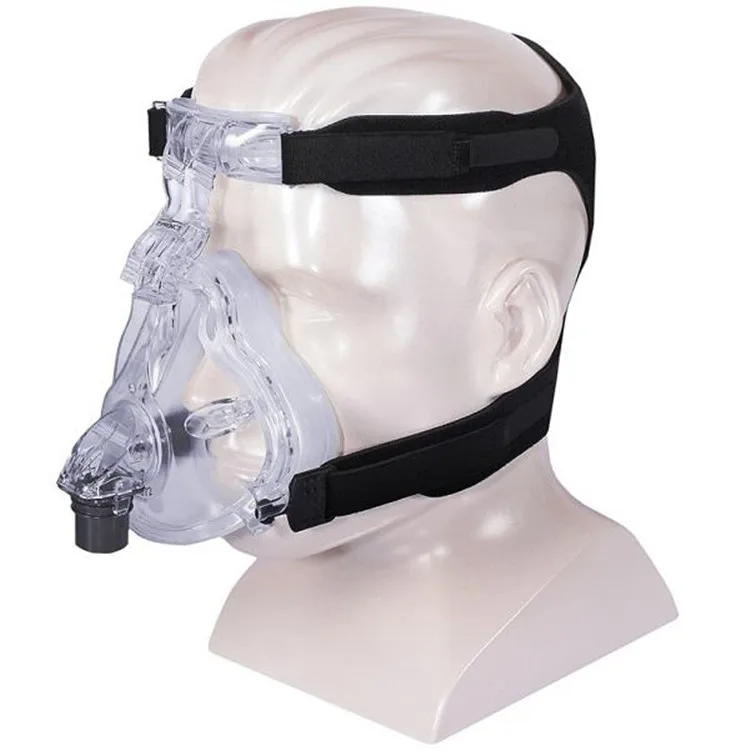 FOR  Ventilator Mask ComfortFull 2 White Silicone Full Face Nose And Nose Cover Comfortable Second Generation