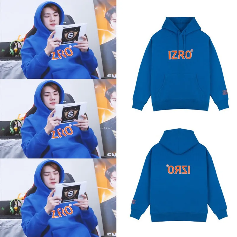 WXCTEAM унисекс куртка с капюшоном EXO Sehun IZRO INS же унисекс Повседневная Хип-Хоп Толстовка Джемпер