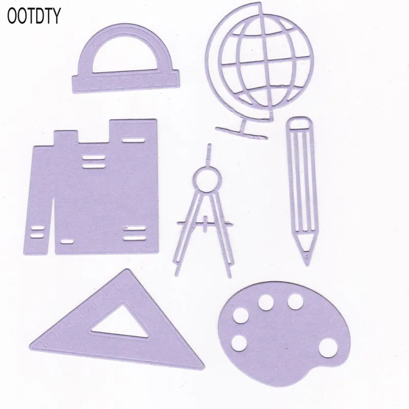 Металлические режущие штампы с линейкой трафарет для скрапбукинга &quotсделай