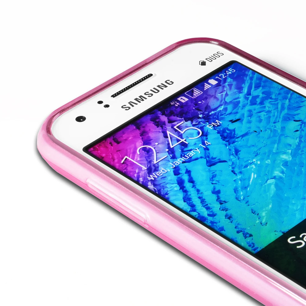 For Samsung Galaxy J1 6 Colors Soft Silicone+PU Leather TPU Case With Card Slot Mobile Phone Free Shipping |