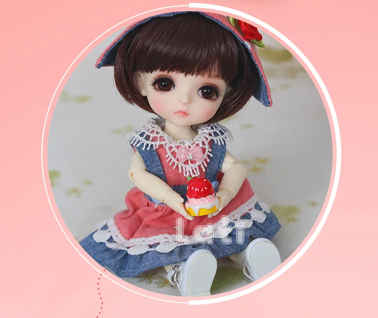 Лати желтый Хару BJD куклы 1/8 высокое качество милые игрушки для девочек лучший рождественский подарок Luts Linachouchou