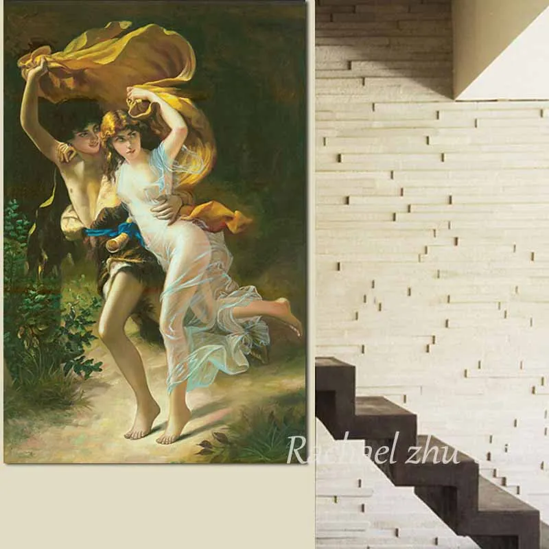 Высококачественная классическая привлекательная картина маслом на холсте для