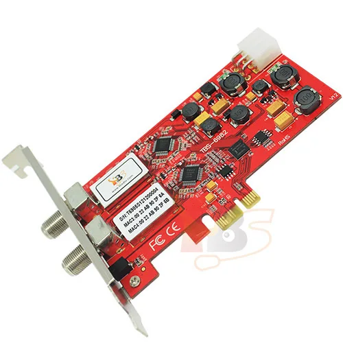 TBS Card TBS6982 DVB-S2 Dual Tuner TV Satellite Receiver Watch Free-to Air on PC | Электроника