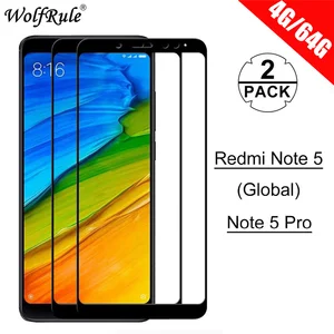 Полное стекло Xiaomi Redmi Note 5 Закаленное стекло для Xiao Redmi Note 5 Защитная пленка для экрана Полный Клей жесткая пленка для телефона на Redmi Note 5