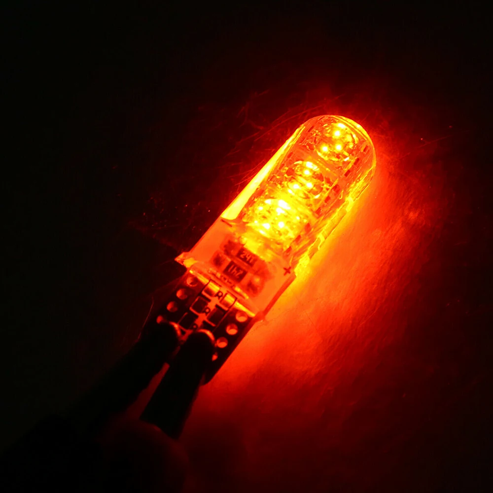 10x W5W LED T10 5050 Светодиодные лампы Автомобильный указатель поворота лампа багажника