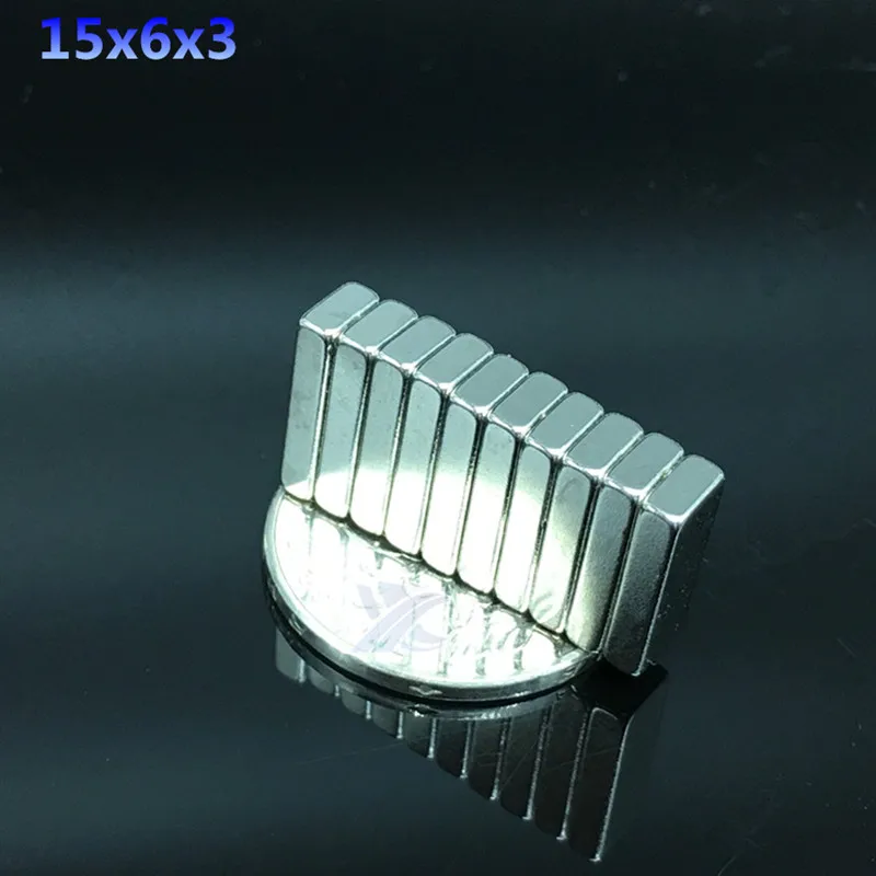

10pcs Super Strong magnet Block NdFeB Cuboid Rare Earth Neodymium Magnet rectangle