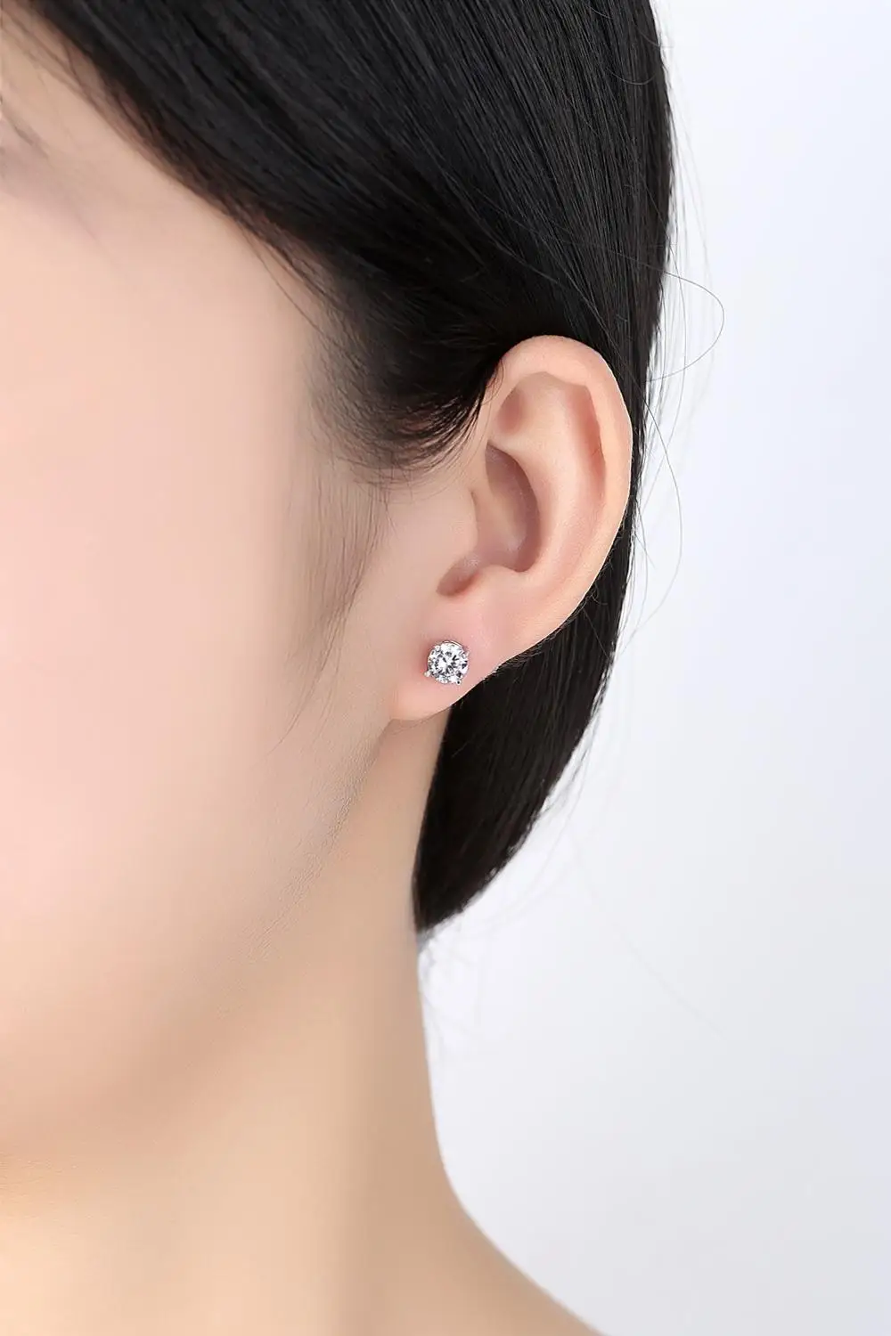 Оптовая продажа (30 пара/лот) классические маленькие фиолетовые красные серьги