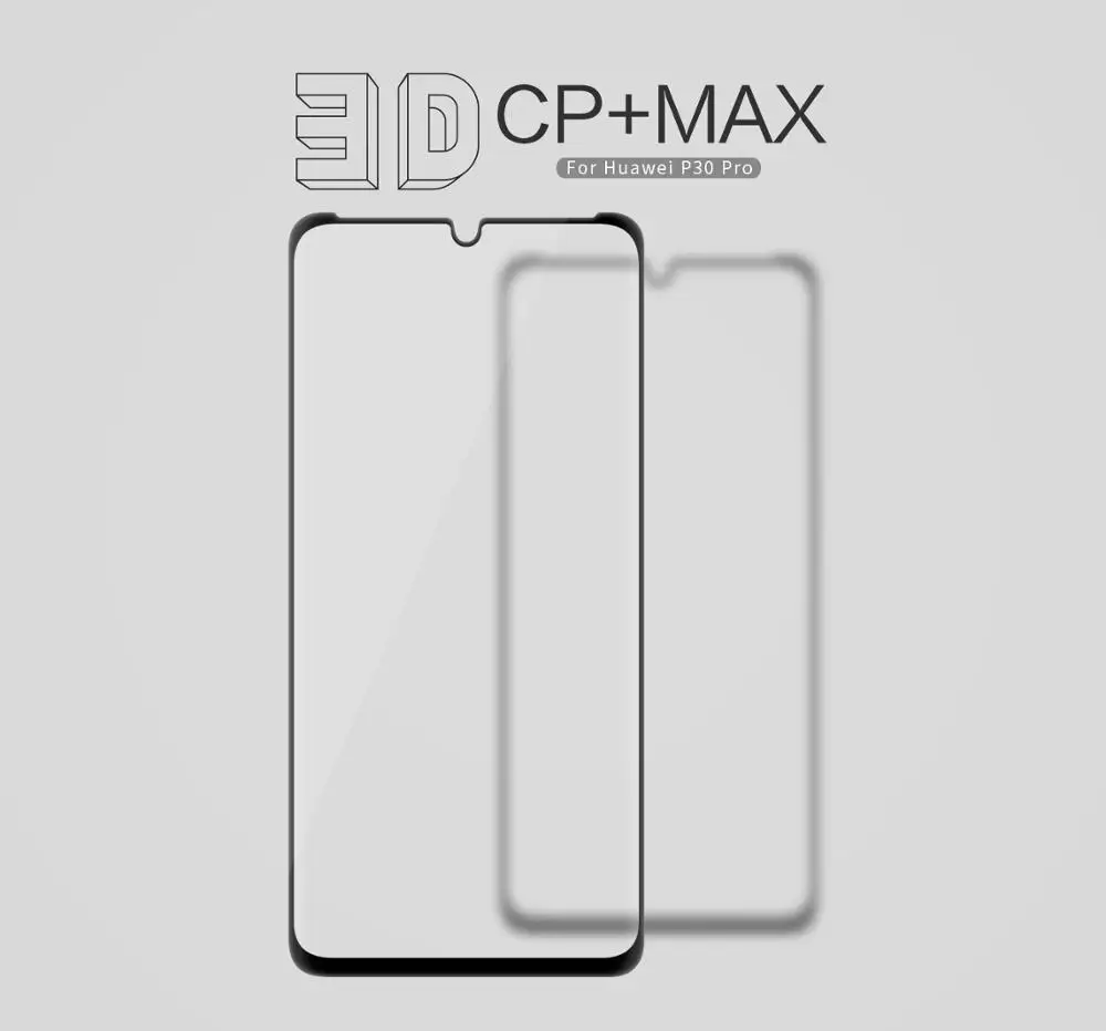 Nillkin 3D CP + MAX полное покрытие закаленное стекло экранная пленка для Huawei P30 Pro