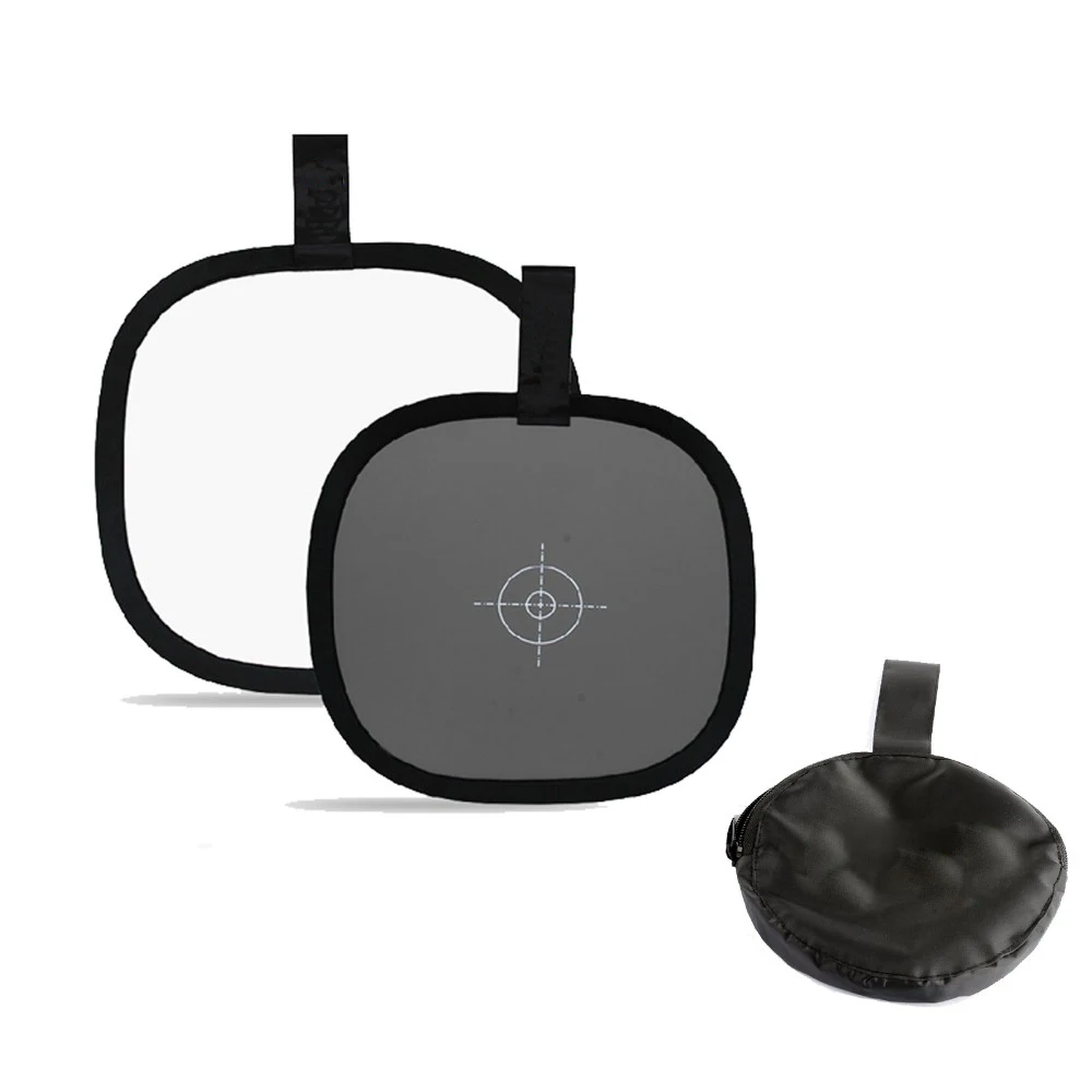 Складной двухсторонний отражатель для камеры Lightdow 12 дюймов 30 см 18% дюйма серая