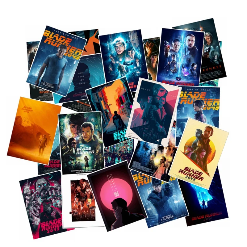 25 шт. лезвие бегун 2049 DIY стикер s для детей игрушки классический фильм водонепроницаемый стикер для чемодана ноутбука наклейки на холодильник