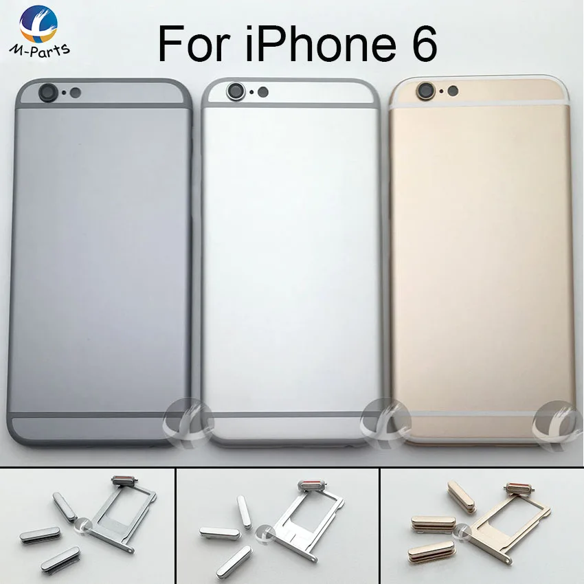 Для iPhone 6, 6 S, 6 Plus, 6 S, 6S Plus, OEM, AAA, металлический чехол, крышка для батареи, корпус, средняя крышка, чехол, корпус, можно настроить IMEI