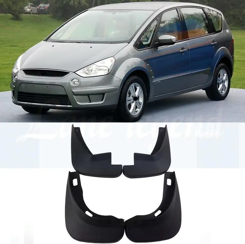 4x литые Брызговики для Ford S-Max 2006- Брызговики ограничители Брызговики 2007 2008 2009 2010 2011 2012 2013