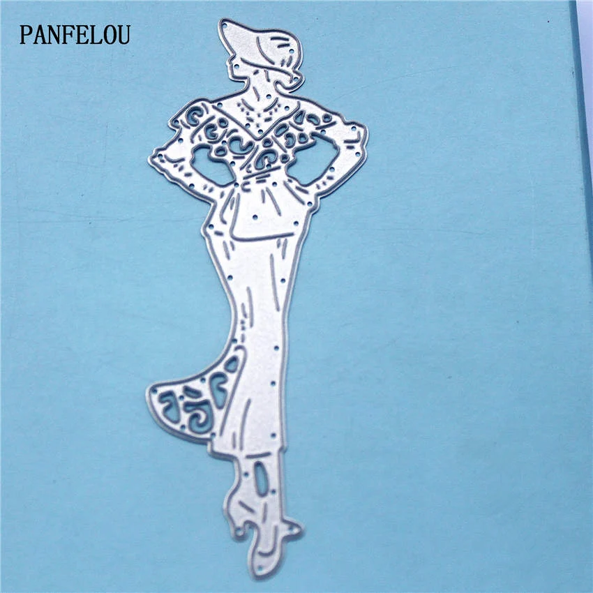 Металлическая юбка PANFELOU женские бумажные штампованные штампы для скрапбукинга