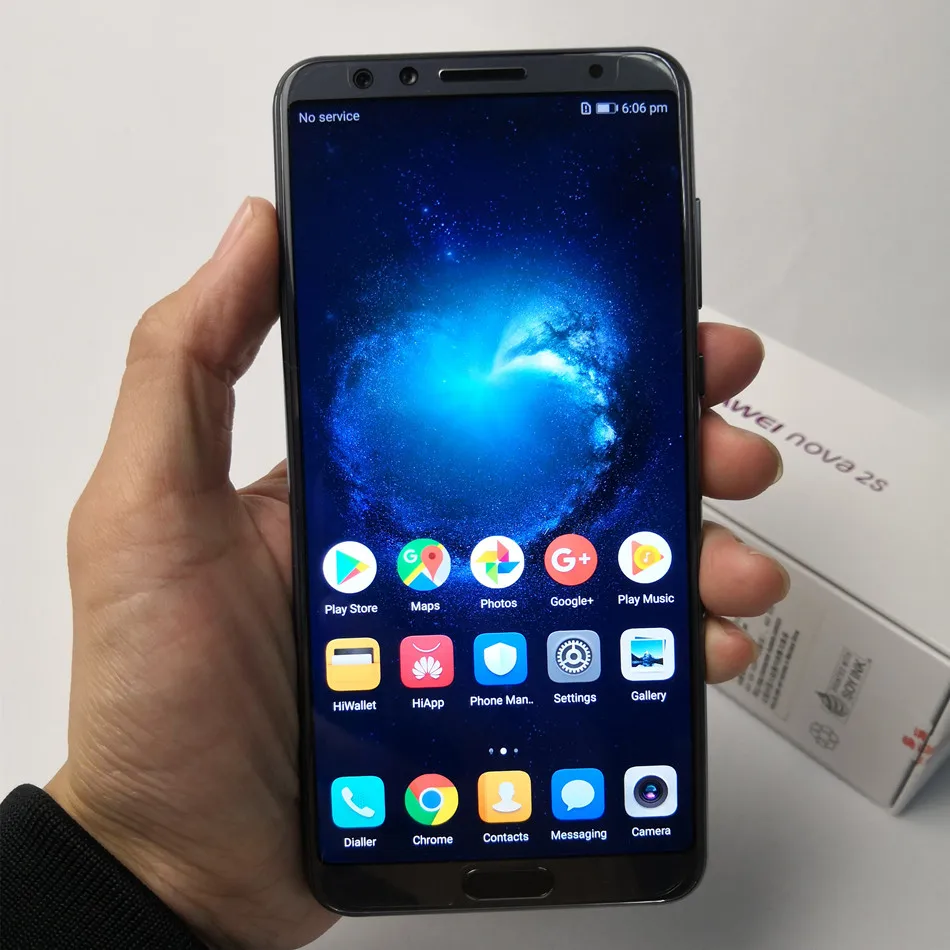Huawei Nova 2 S Смартфон NFC 6 0 &quotполный экран обзора 2160 * 1080pix 4 камеры 20MP Android 8