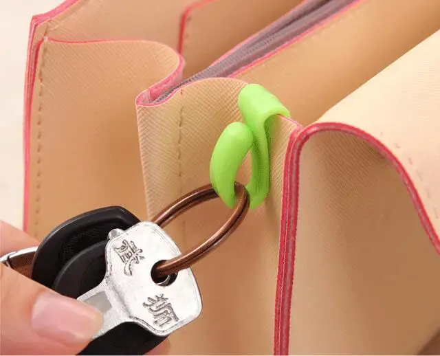 1 шт. Встроенный держатель для ключей органайзер в сумке крючок организации