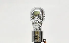 Ручка в виде черепа креативный зонт 2 кратное черное покрытие 100% защита от солнца