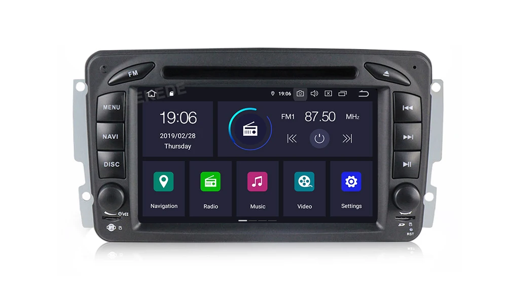 Mekede PX30 ips DSP android 9,0 Автомобильный gps dvd-плеер для Mercedes Benz W203 W208 W209 W210 W463 Vito Viano W163 gps-навигация