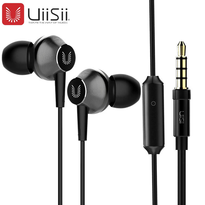 Uiisii HM8 проводные наушники для телефона iphone 6S 5s Xiaomi в ухе Super Bass Музыка Hi Fi стерео