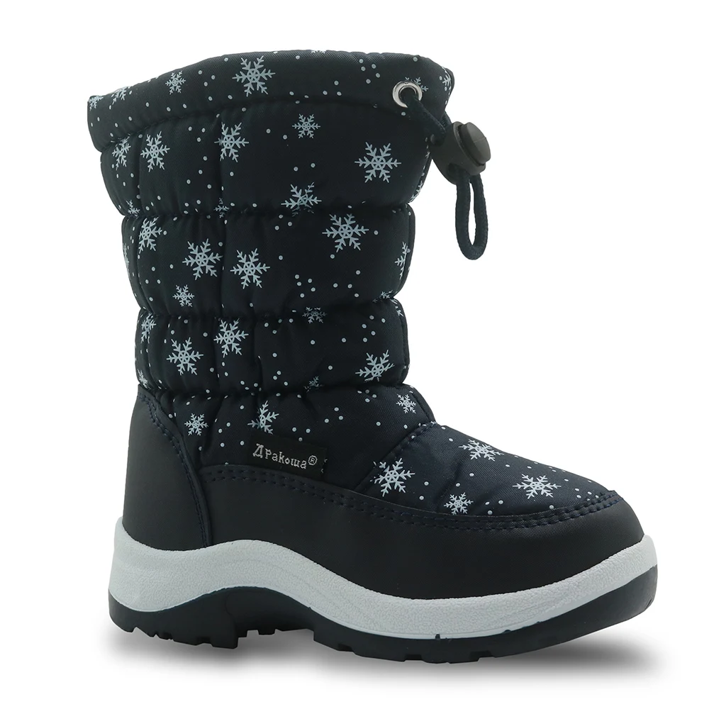 Зимние водонепроницаемые сапоги APAKOWA для девочек детская обувь до середины икры