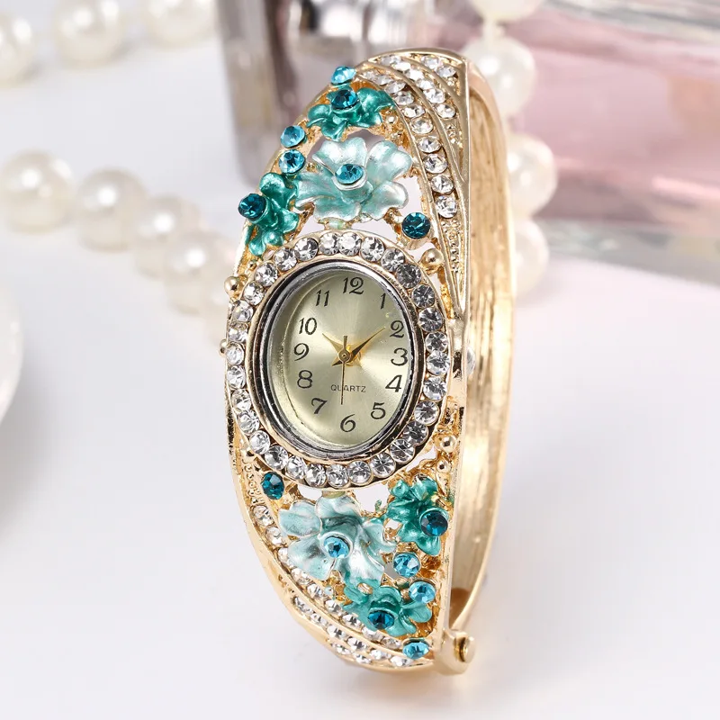 5 шт. роскошные женские часы-браслет ЖЕНСКИЕ НАРЯДНЫЕ часы кварцевые наручные