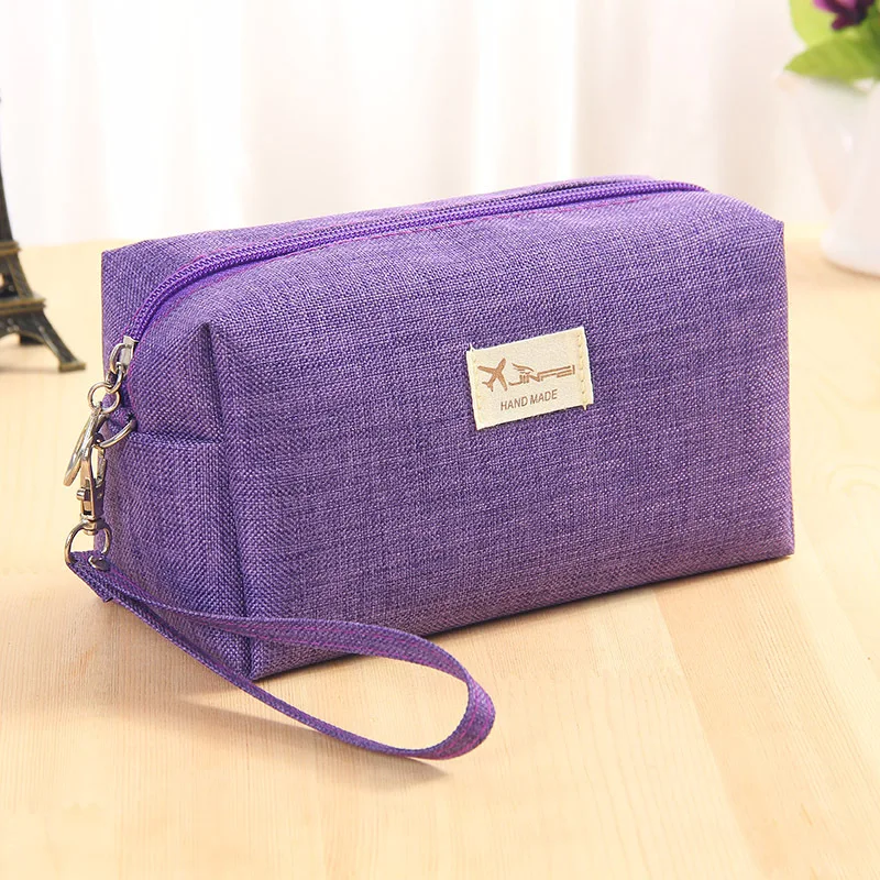 

New Nylon Makeup Bags With Multicolor Pattern Cute Cosmetics Pouchs For Travel Ladies Pouch Women Cosmetic Bag-40