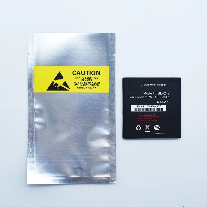 

Hekiy 1350mAh New 100% High Quality Battery for FLY BL4247 BL 4247 mobile Cell phone Batteries in stock +track code