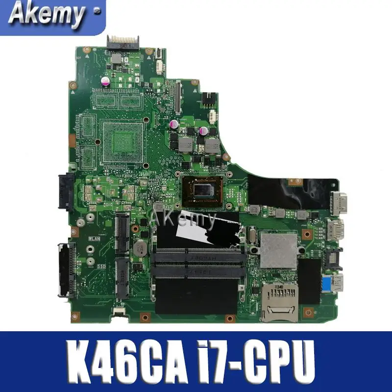 K46CA Материнская плата Процессор I7 для For Asus k46CB k46CM S46C A46C материнская ноутбука Тест