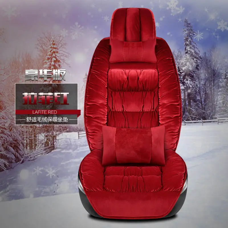Version B 3D полностью закрытый чехол на сиденье для Skoda Octavia Superb Yeti Fabia spaceback Rapid Winter Seat Mats термальная Нескользящая подушка - Название цвета: Version B