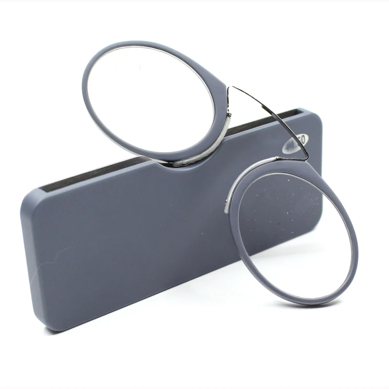 Zilead, ультралегкие очки для чтения с зажимом для носа, для карт, SOS Pince Nez, оптические очки для дальнозоркости, для мужчин и женщин+ 1,0+ 1,5+ 2,0+ 2,5+ 3,5