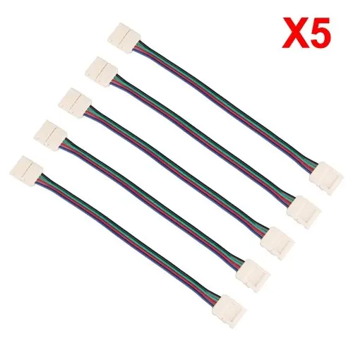5x4 Pin SMD светодиодный RGB быстрый разъем мужской кабель 17 см|Соединители| |