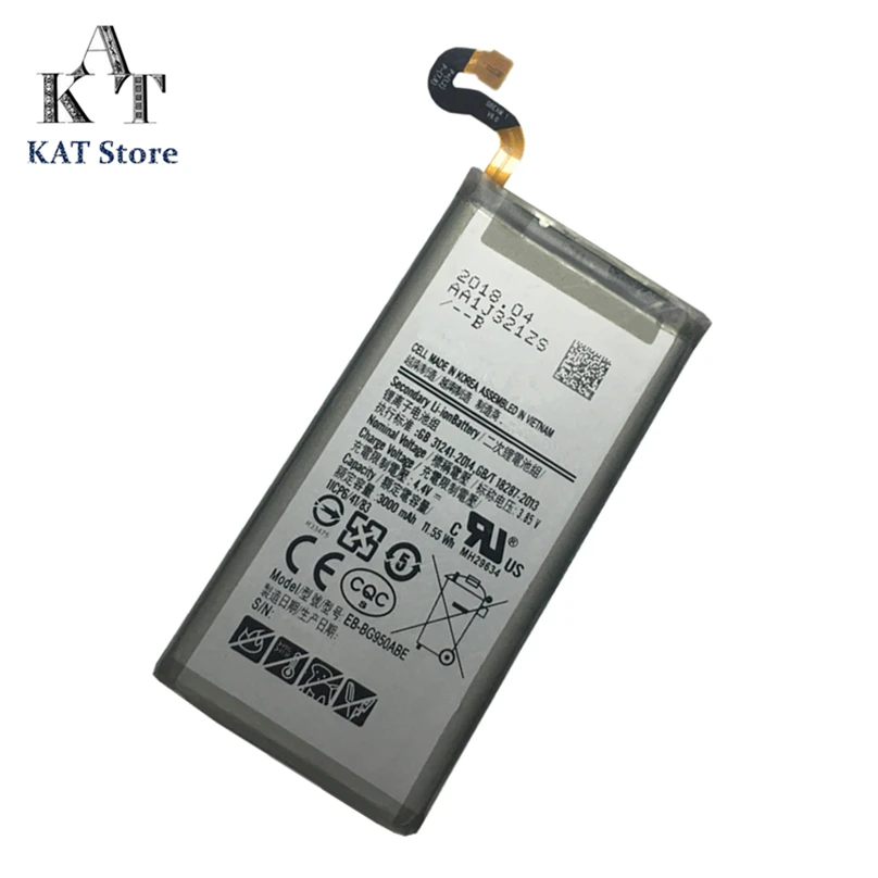 Аккумулятор для телефона KAT EB-BG950ABE 3000mAh Samsung Galaxy S8 G950F G950U G950 G9500 батареи Лучшее