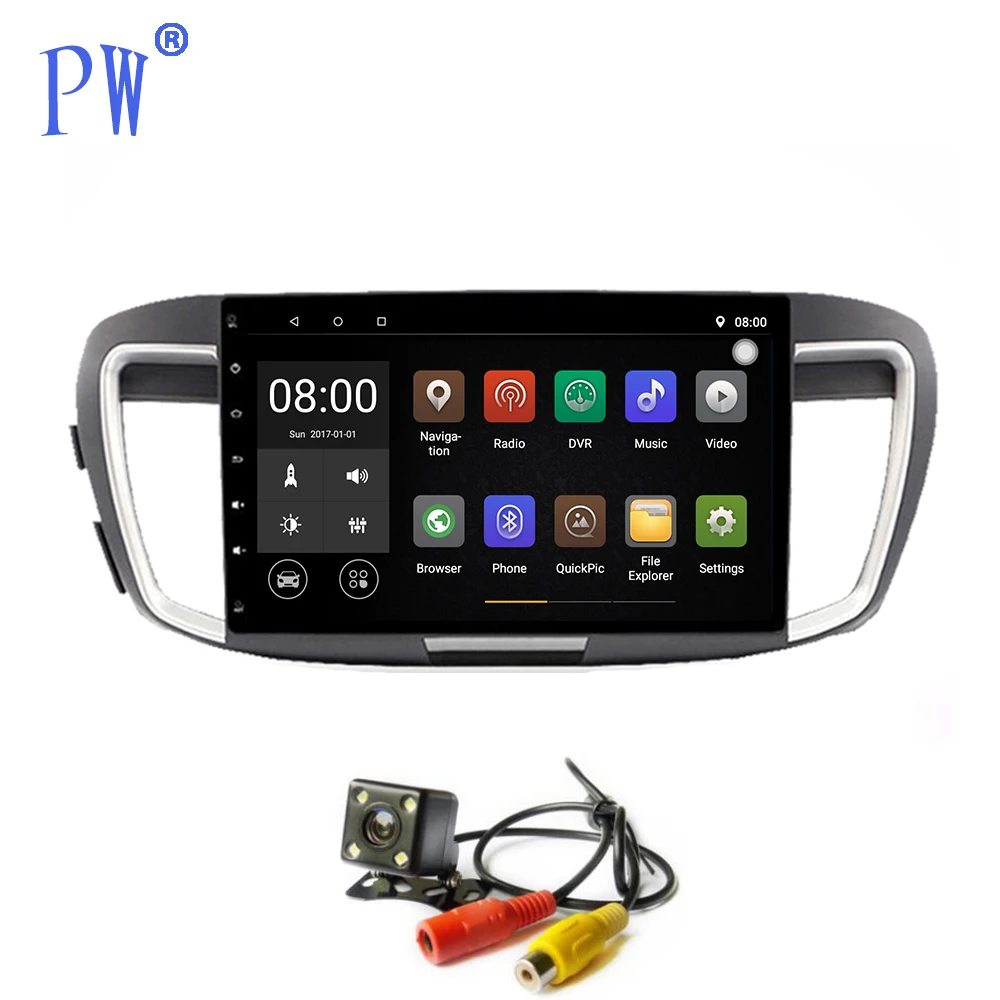 Android 7 1/8 0 Автомобильный GPS Радио Navi для Honda Accord 9 2013 2017 мультимедийный плеер