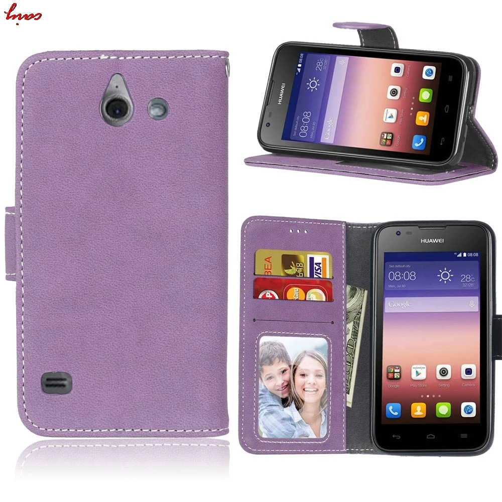 Матовый кожаный чехол для huawei Ascend Y550 Y 550 L01 Y550-L01 чехол для телефона Coque huawei Y550 Y 550 L01 L02 откидные слоты для карт <