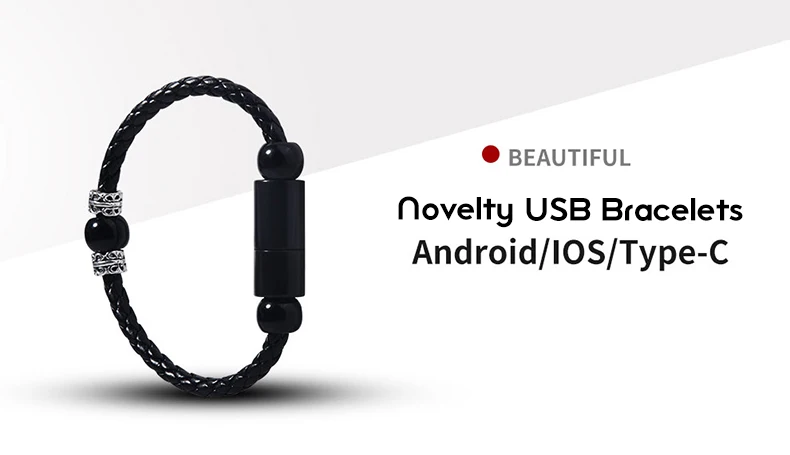 ADKO носимый usb зарядный Браслет зарядный кабель Портативный USB телефон зарядное устройство для iPhone type C Micro USB Android телефонов