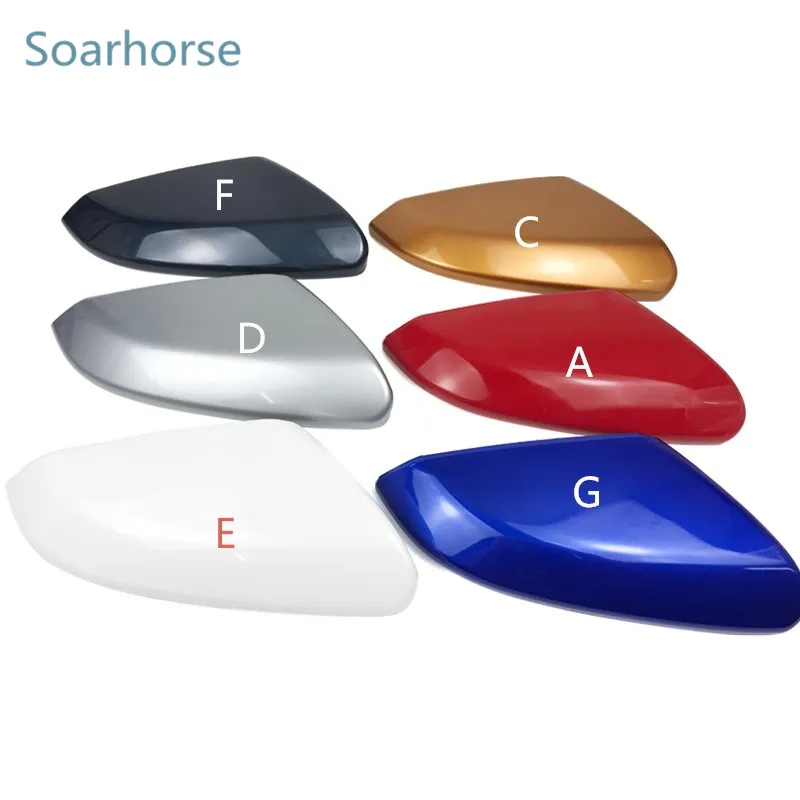 Soarhorse Car Outer Rearview Mirror Cover Side door Mirror Housing Cap Fits For Honda Civic