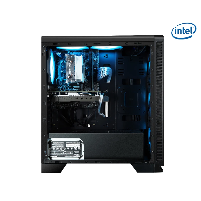 KOTIN R9 Intel Core i5 9600K Hexa Core 3,7 ГГц игровой Настольный ПК DIY компьютер 120 ГБ/240 ГБ SSD 8 г/16 ГБ RAM воздушный охладитель 400 Вт PSU
