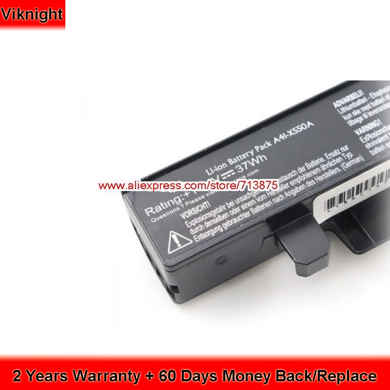 14,4 V 37Wh ноутбук Батарея для Asus X550C F552C A41-X550A X550D F552W X550B X550V X450C X450 X452 серии