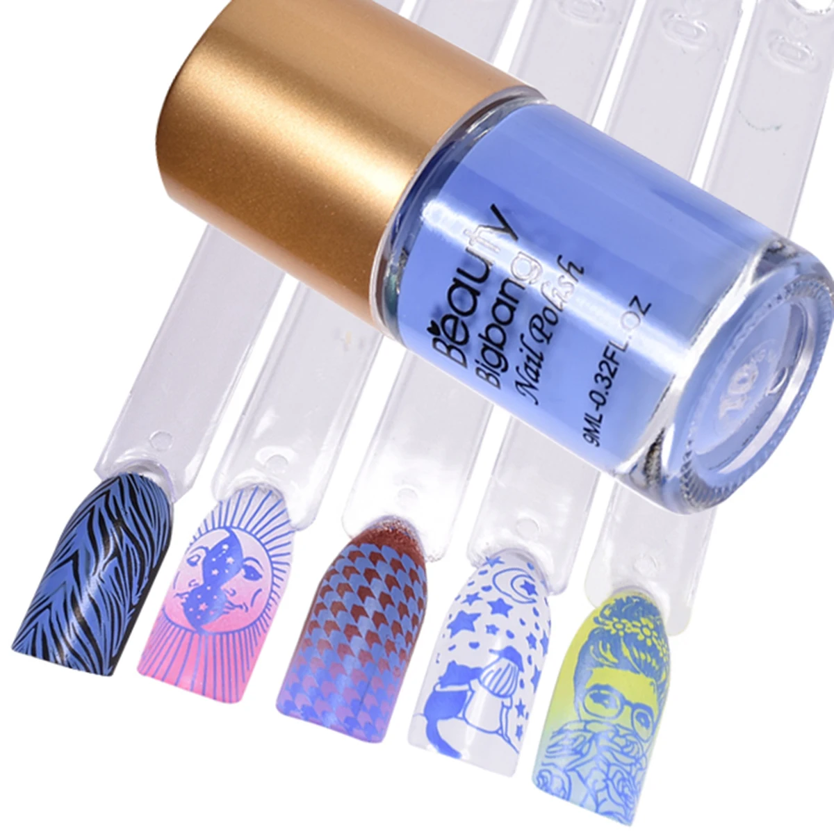 BEAUTYBIGBANG 1 бутылка 6 цветов лак для ногтей доступный гель для штамповки ногтей красочная печать рисунка лак для ногтей
