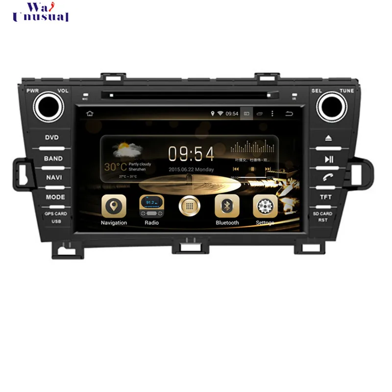 

Автомобильный мультимедийный плеер wanобычно, 8 дюймов, Android, для Toyota Prius LHD 2009, 2010, 2011, 2012, 2013, 2014, 2016, 2015, 2017, с GPS, BT, Wi-Fi, картой