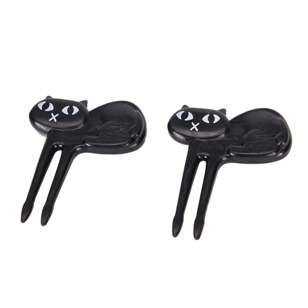 2018 Новинка 6 шт. мини вилка с животными Фруктовые палочки Милая мультяшная