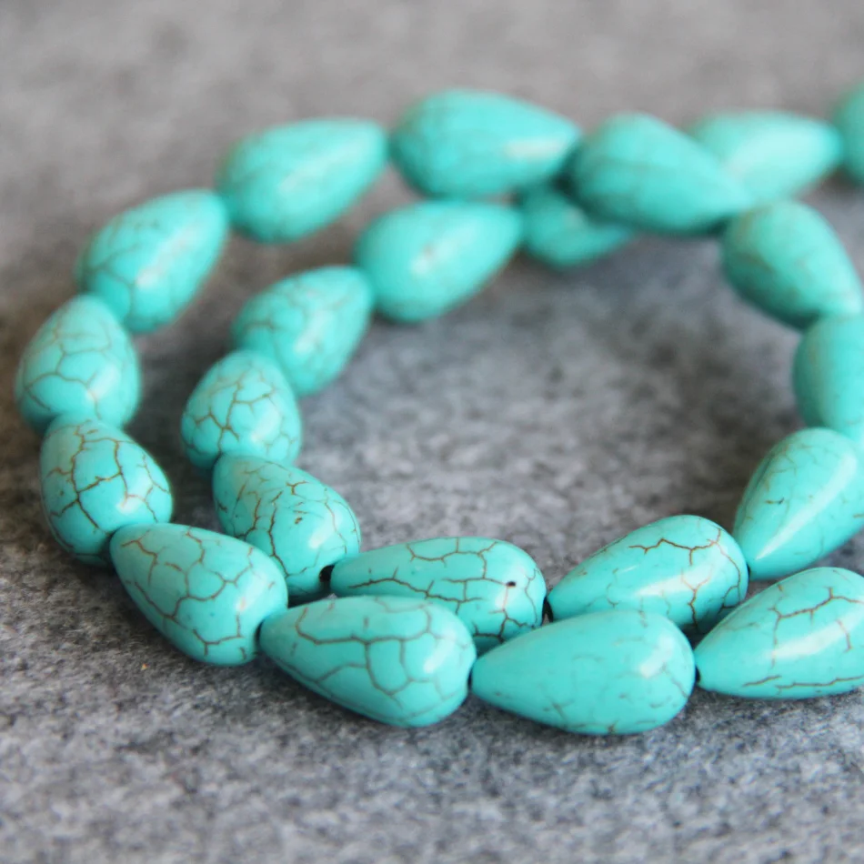 Модные 7*15 мм Подвески натуральная реальная реальность Howlite сделай сам свободный