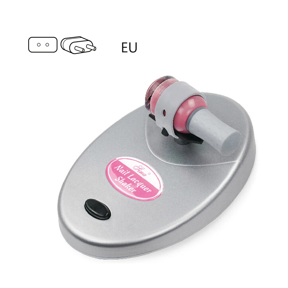 110V-240V EU PLUG Гель лак для ногтей Краска шейкер маникюрный лак для ногтей машины инструменты для ногтей клей для ногтей тату чернила удалить осадок - Цвет: 110V-240V EU PLUG