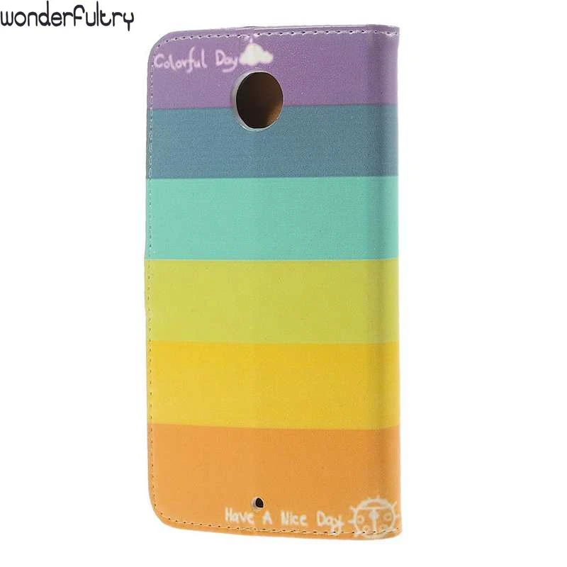 Wonderfultry случае Капа для MOTO Nexus 6 Стенд Бумажник флип телефона В виде ракушки с карт