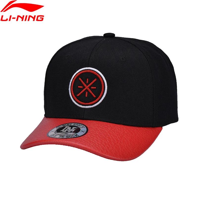 Li Ning мужская бейсбольная Кепка серии Wade 100% полиэстер 56 см 60 подкладка Удобная