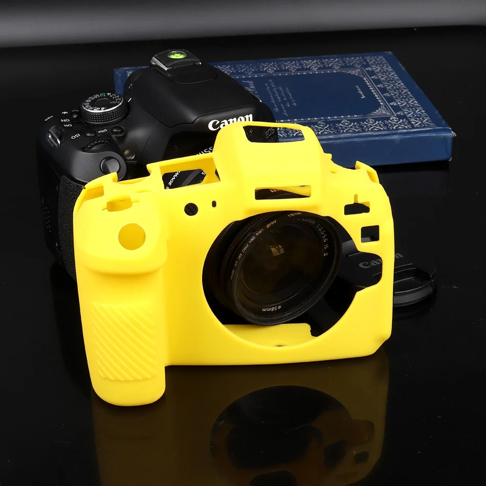 Силиконовый чехол для камеры Canon EOS R M3 M10 M100 6D2 6D 80D 5DSR 5D3 5D4 60D|Сумки