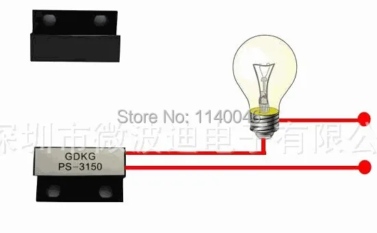 Магнитный датчик переключатель PS-3150 двери магнитный геркон лампы Переключатель
