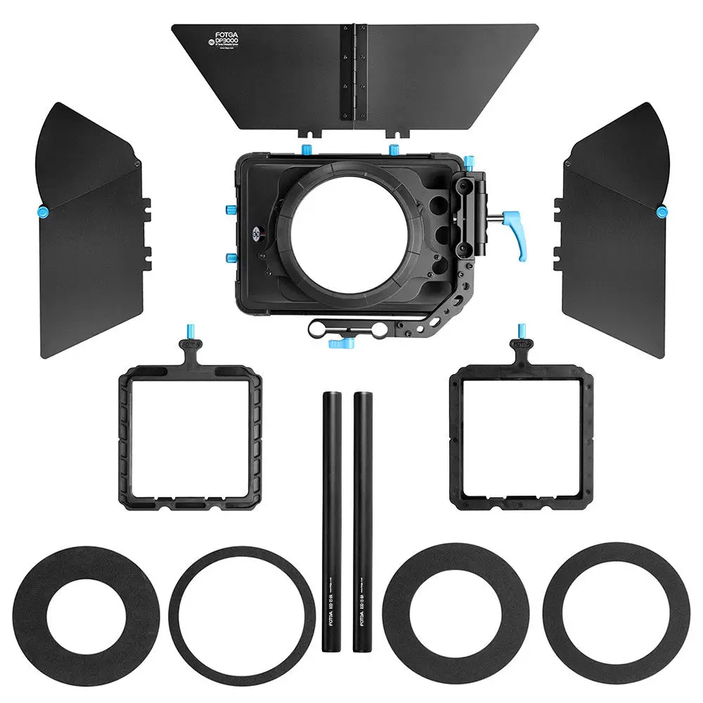 FOTGA DP3000 Профессиональный поворотный матовый солнцезащитный козырек для 15 мм Rod DSLR Rig M3