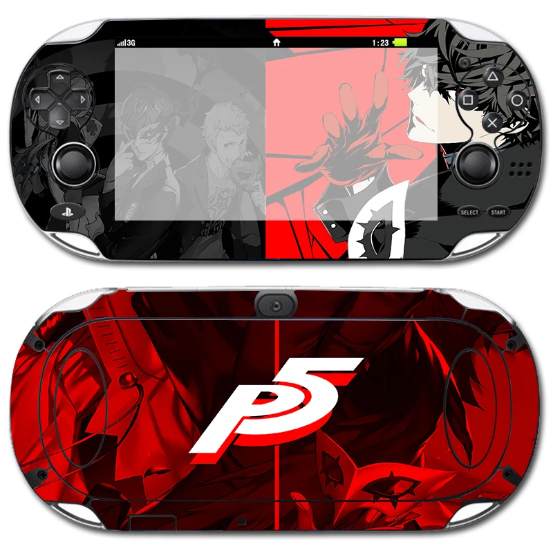 

Game Persona 5 Vinyl Skin Sticker Protector For Sony PlayStation PSvita 1000 For PSv 1000 Decal Skin Stickers