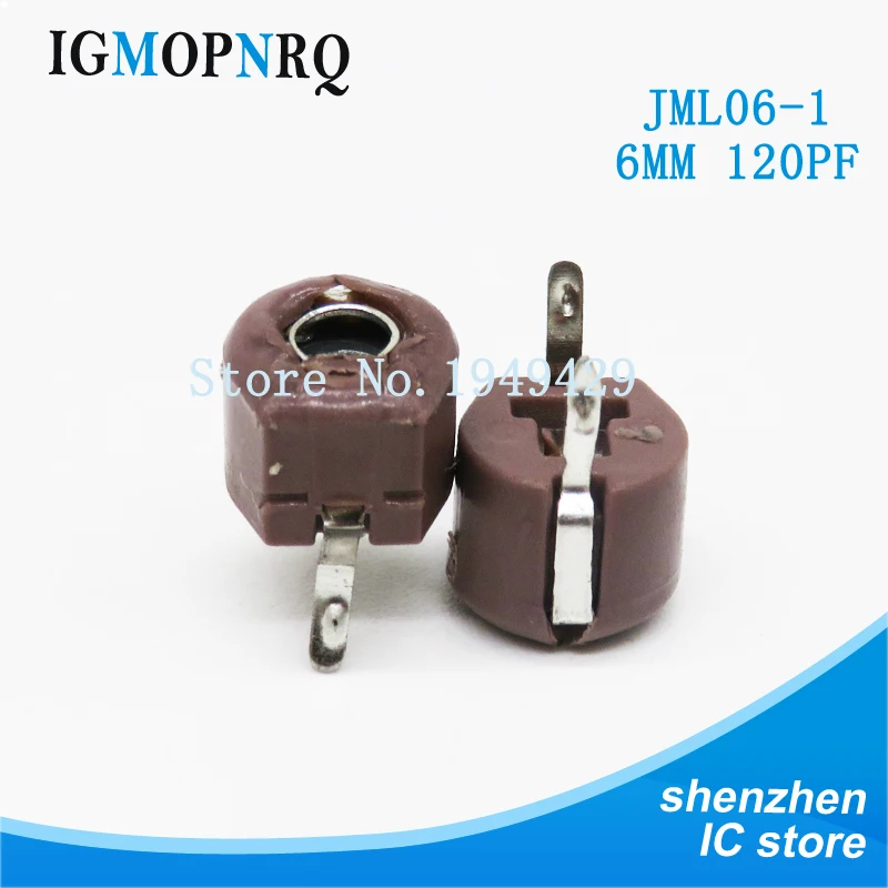 20 штук JML06-1 6 мм 5P 10P 20P 30P 40P 50P 60P 70P 120 триммер Регулируемый конденсатор с