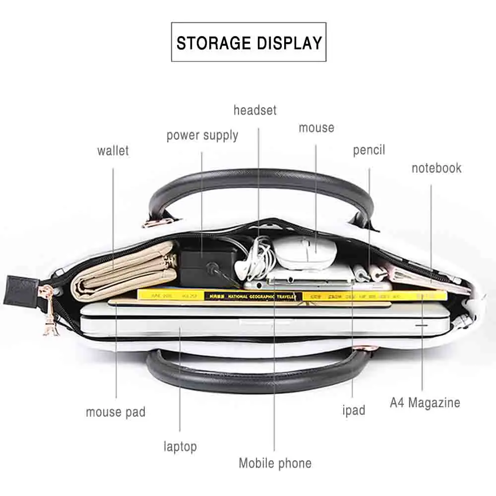 Универсальная сумка для ноутбука Macbook Air Pro Портативная 13 14 15 дюймов Женский чехол